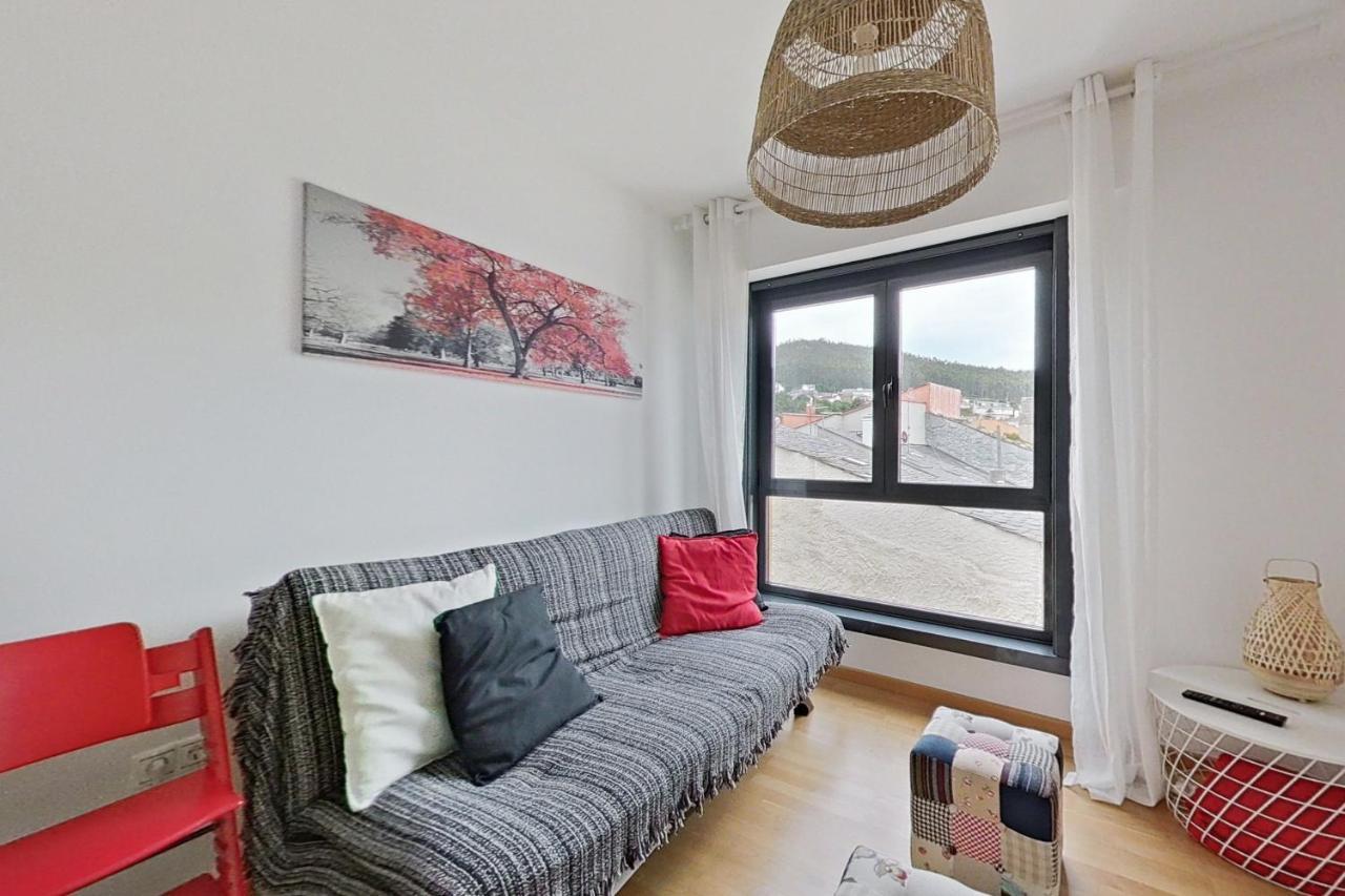 Apt. P/4 En La Playa De Viveiro Eksteriør bilde