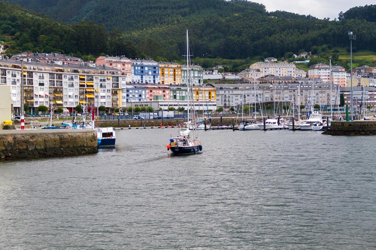 Apt. P/4 En La Playa De Viveiro Eksteriør bilde
